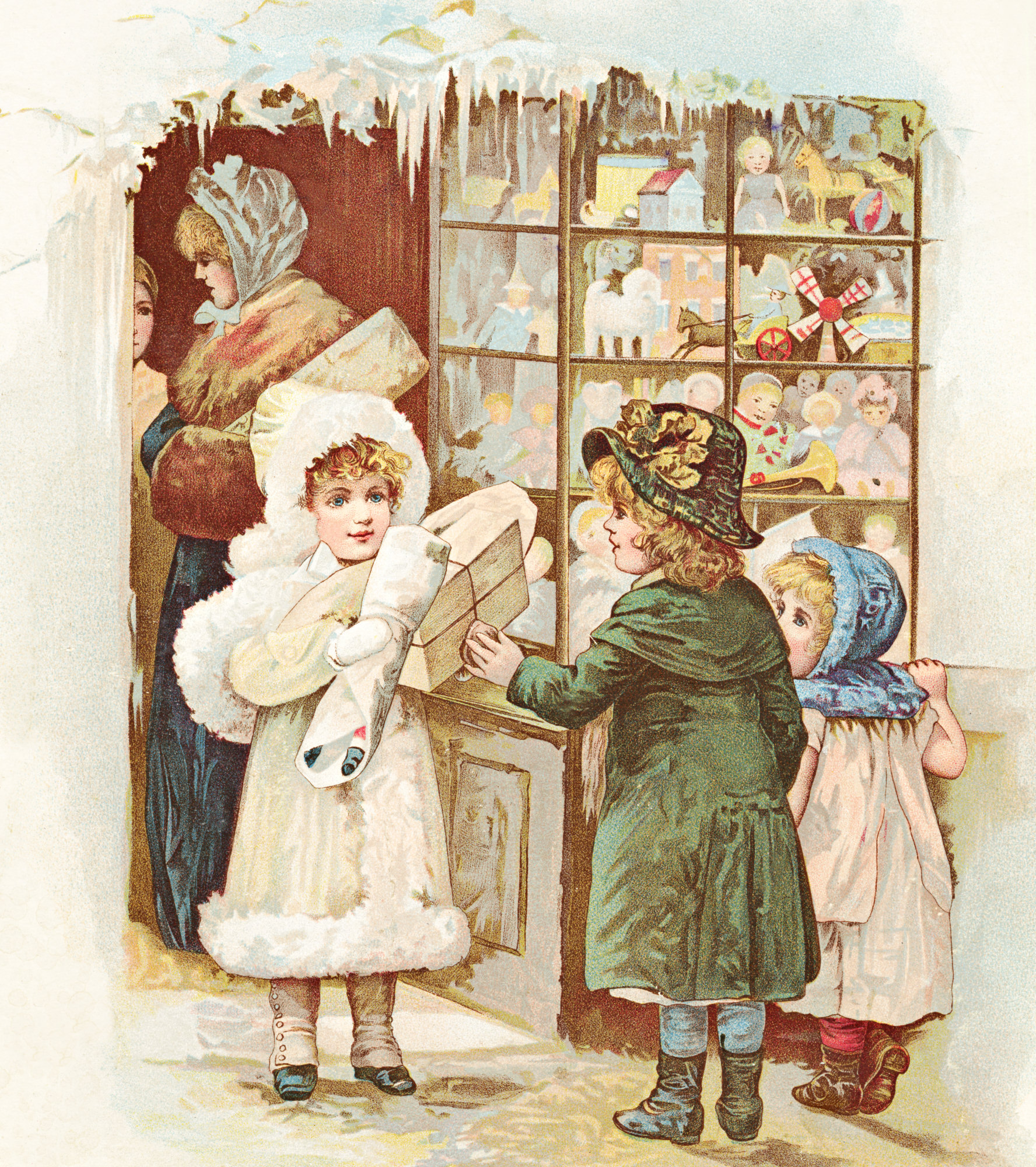 Victorian Christmas Graphic